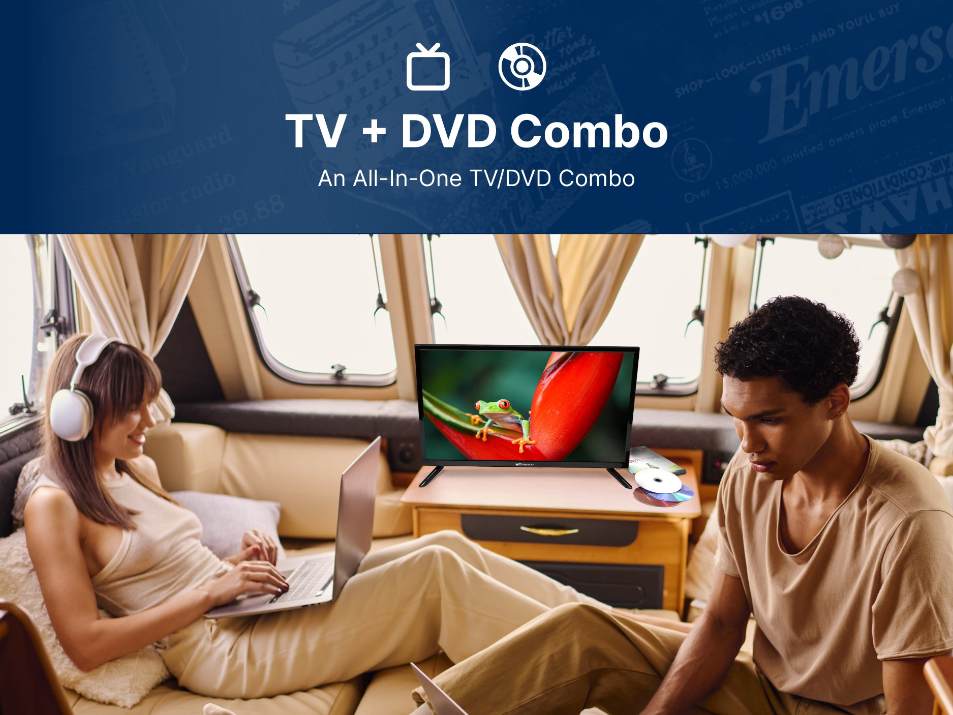 24" Class HD LED TV 
with DVD Player