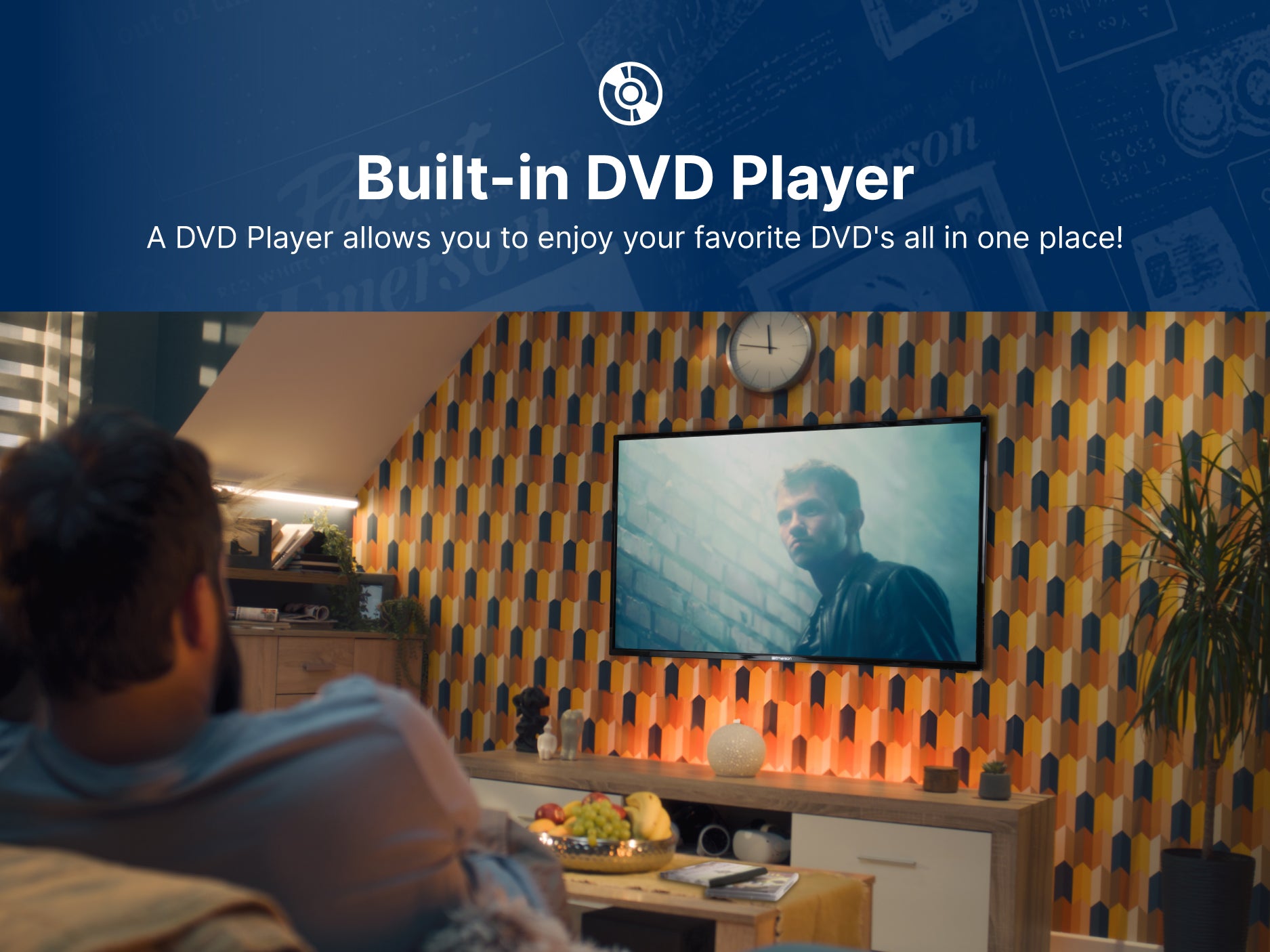 40" CLASS FULL HD LED TV WITH DVD PLAYER