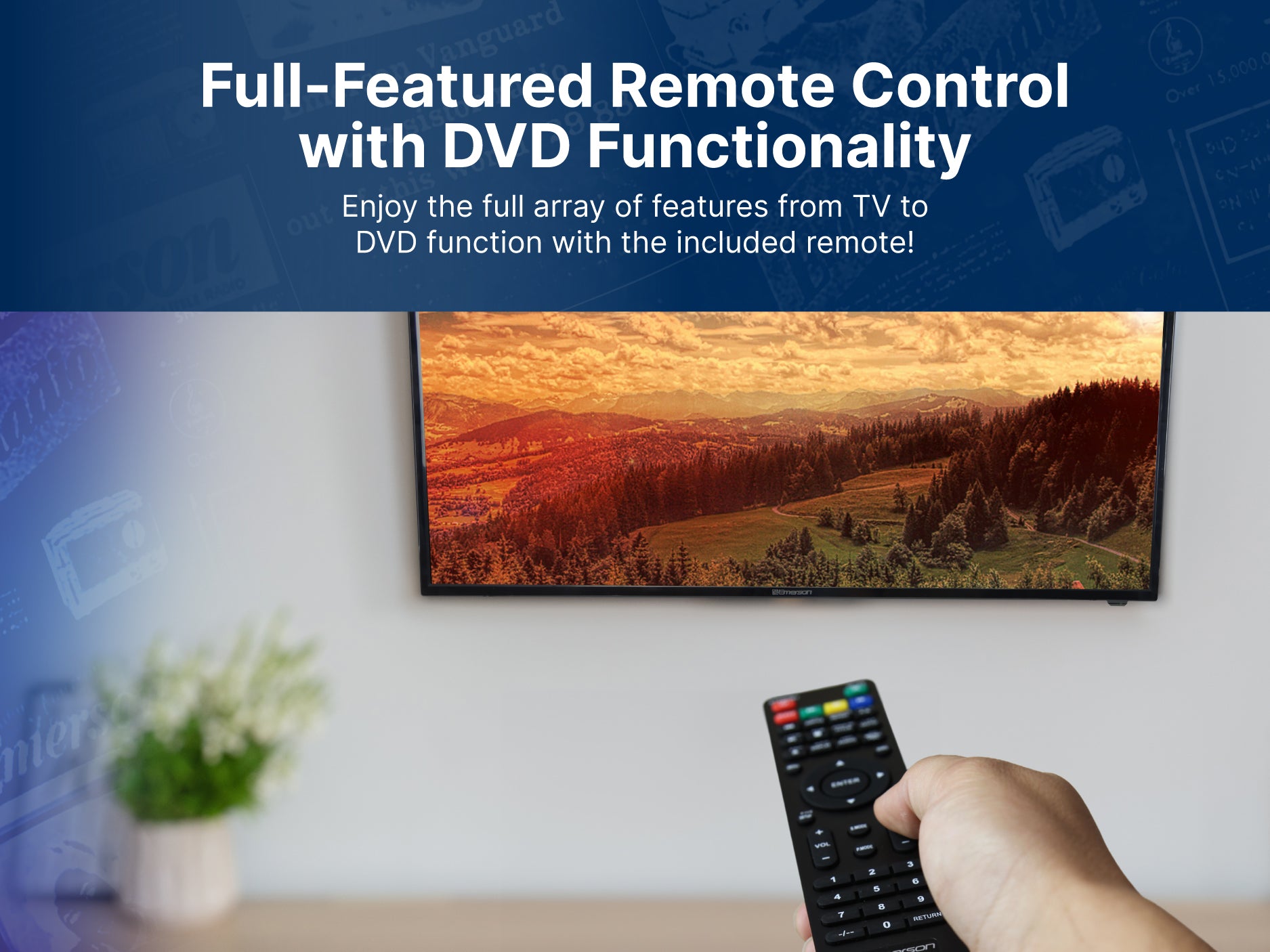 40" CLASS FULL HD LED TV WITH DVD PLAYER