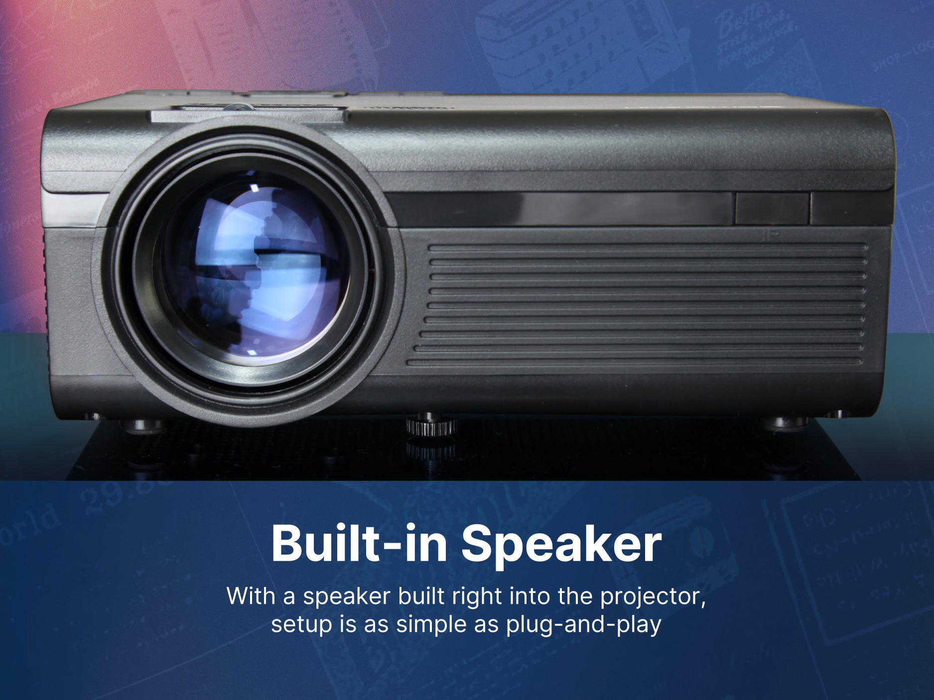 150″ Home Theater LCD Projector