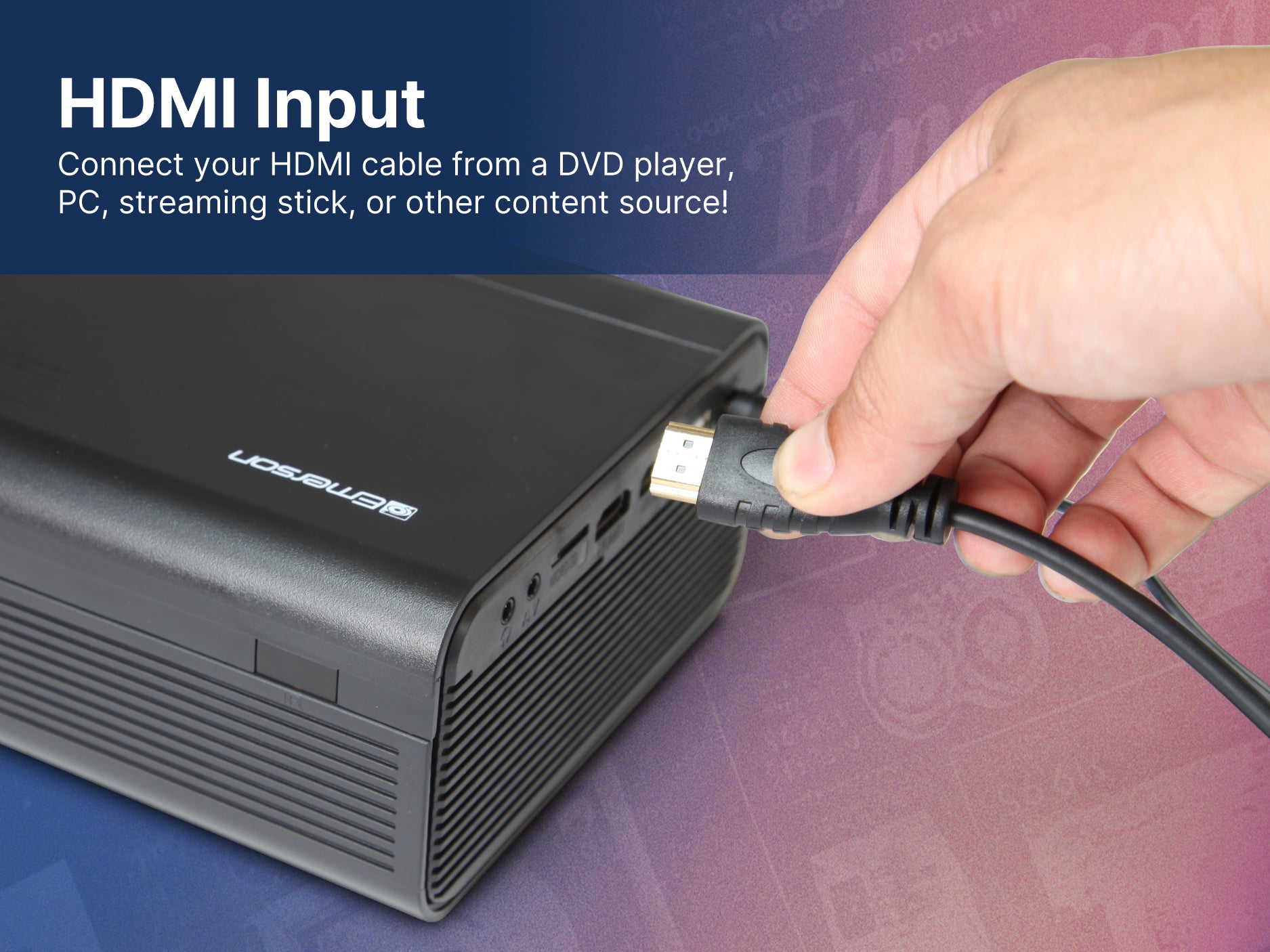 150″ Home Theater LCD Projector