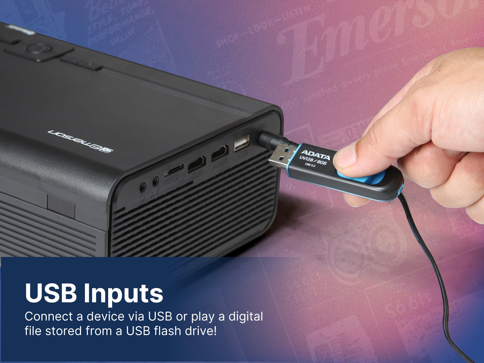 150″ Home Theater LCD Projector