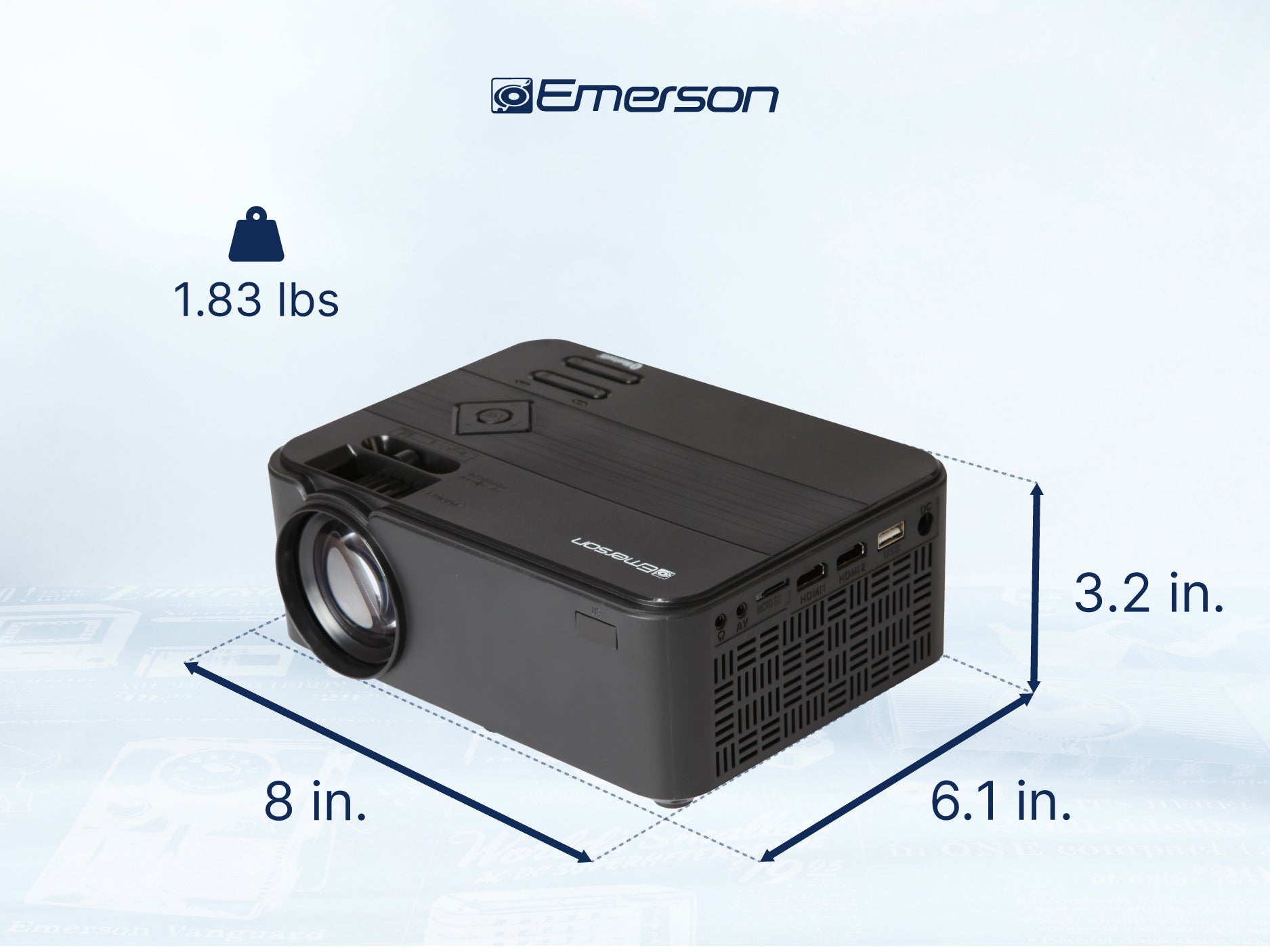 150" Home Theater LCD Projector