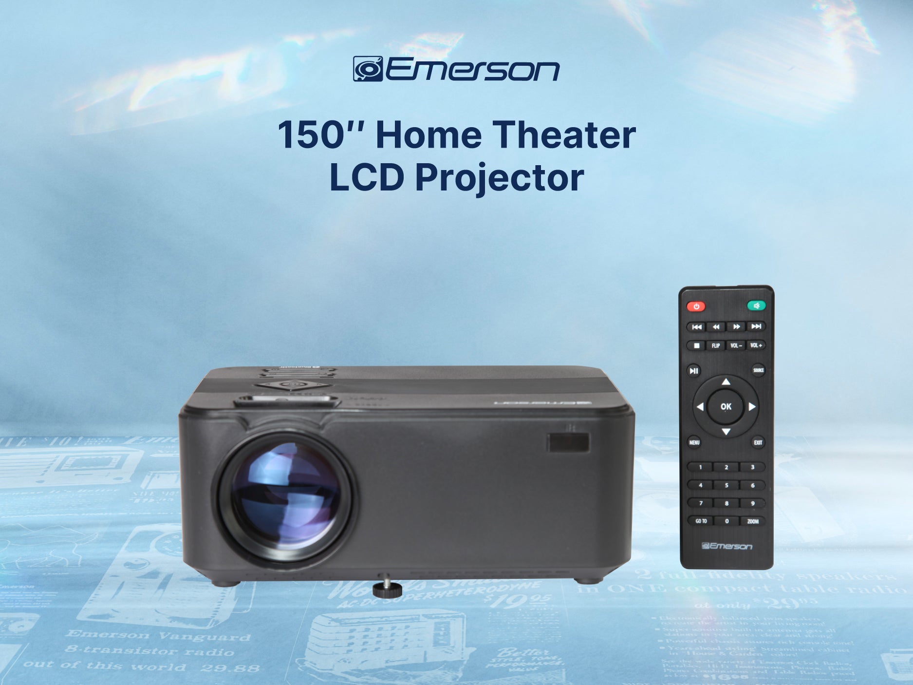150" Home Theater LCD Projector