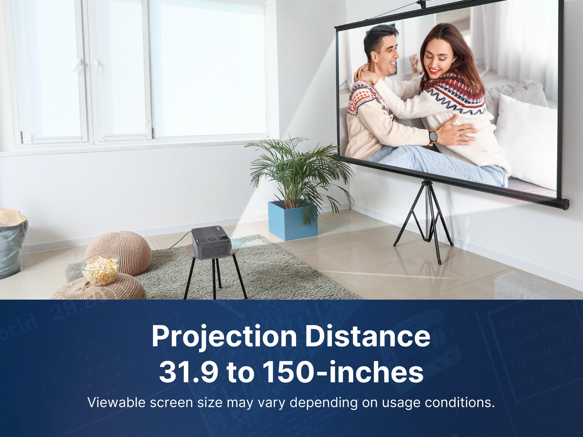 150" Home Theater LCD Projector
