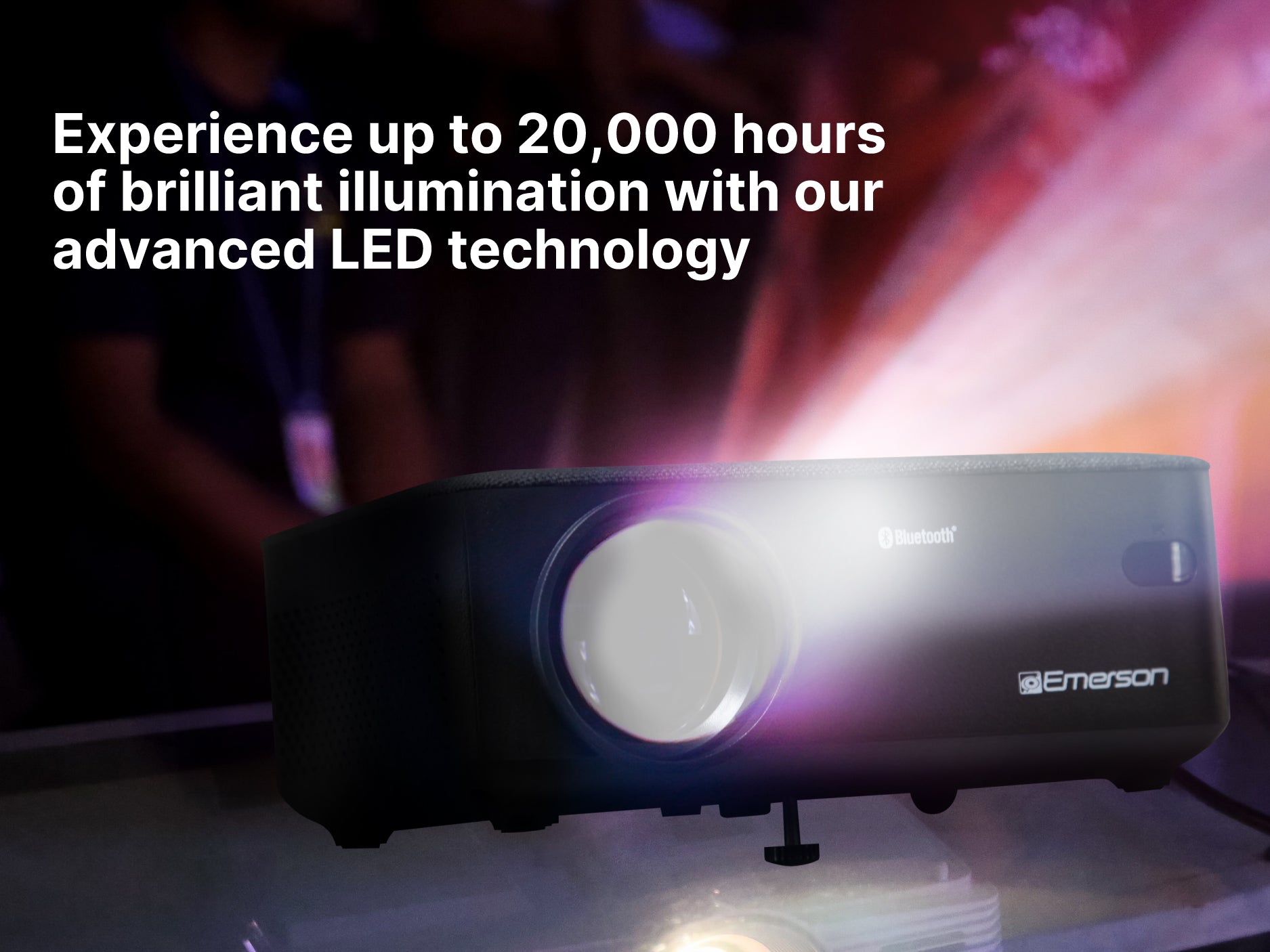 150" Home Theater LCD Projector Combo