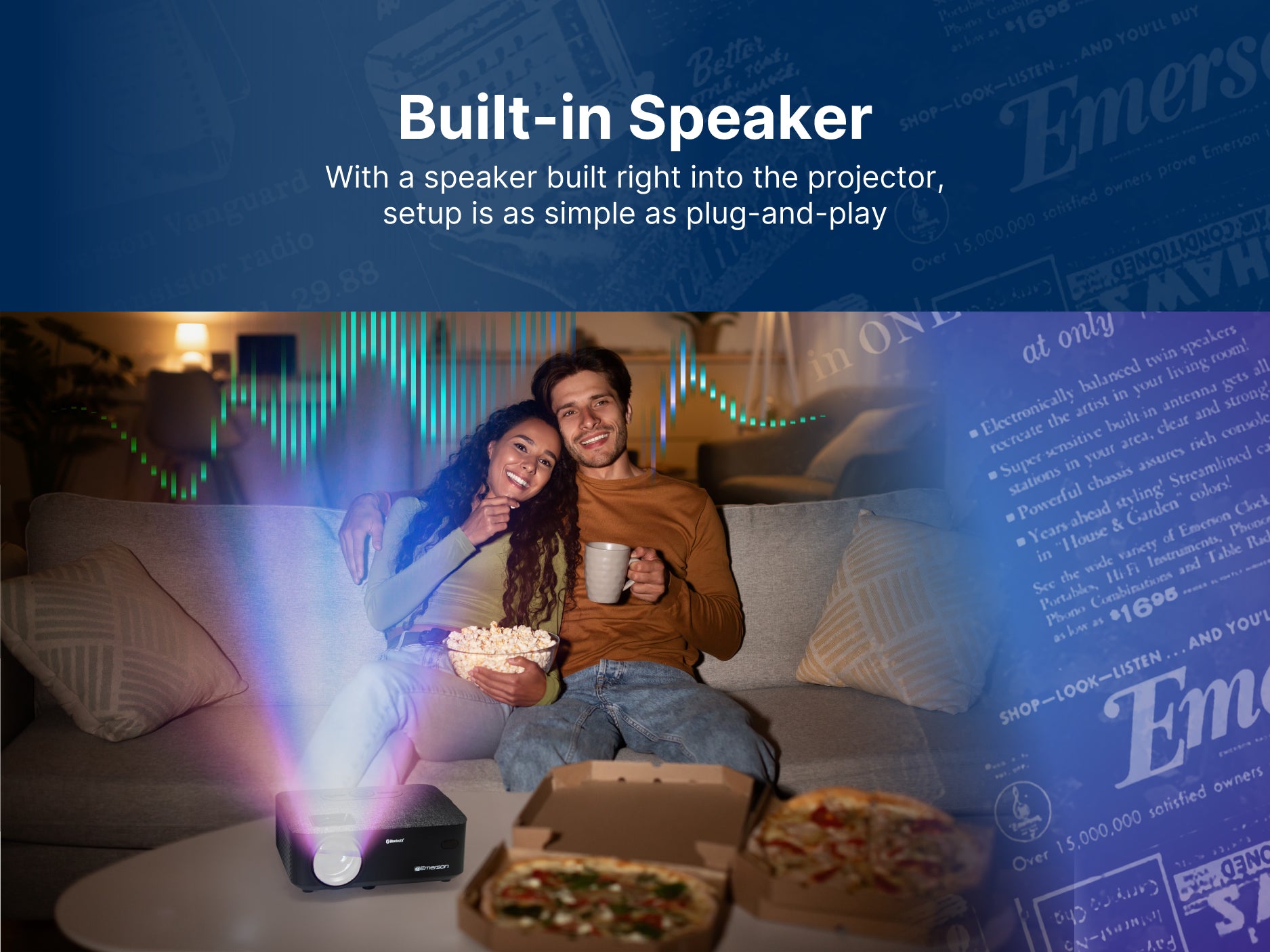 150" Home Theater LCD Projector Combo