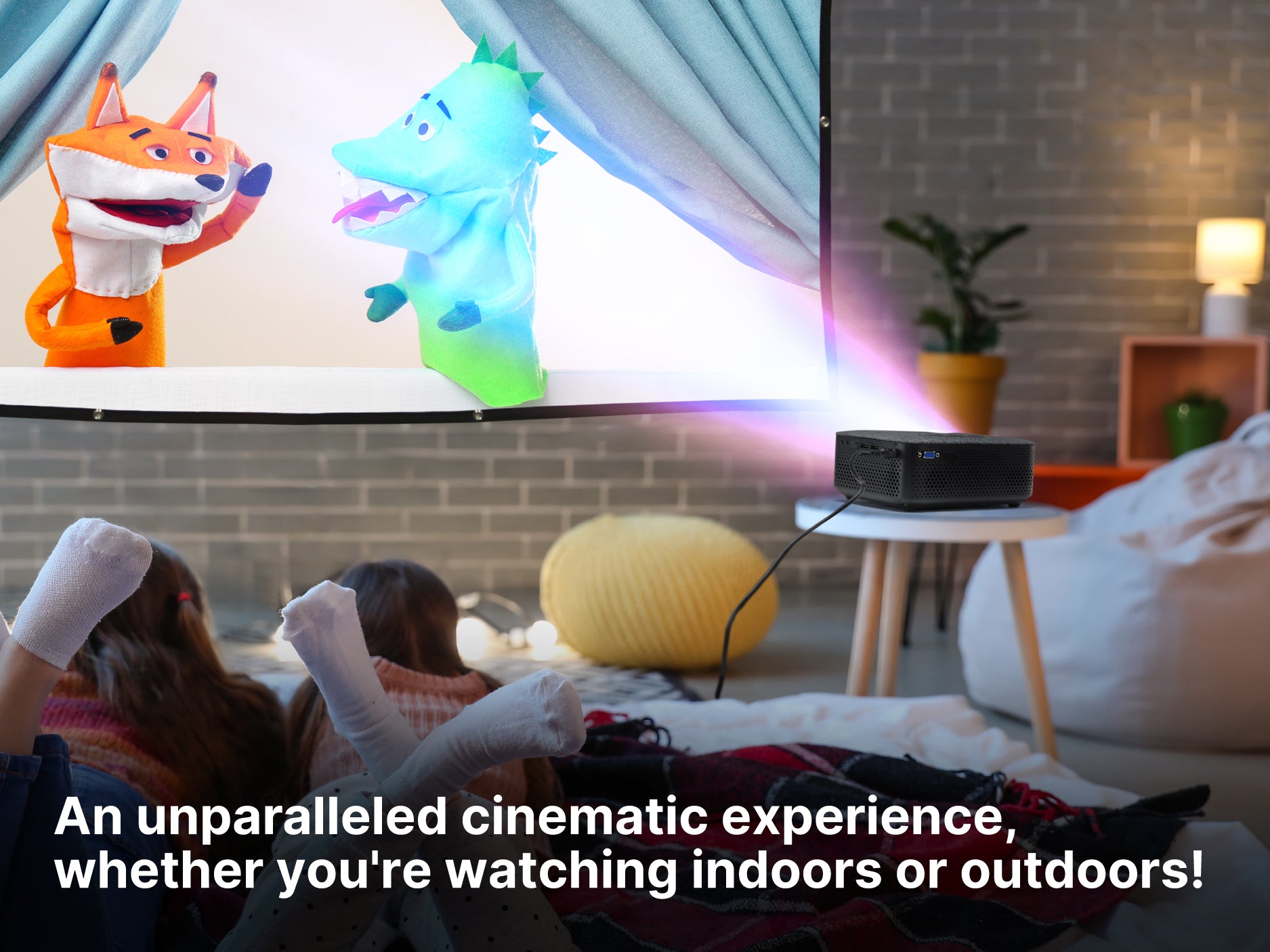 150" Home Theater LCD Projector Combo