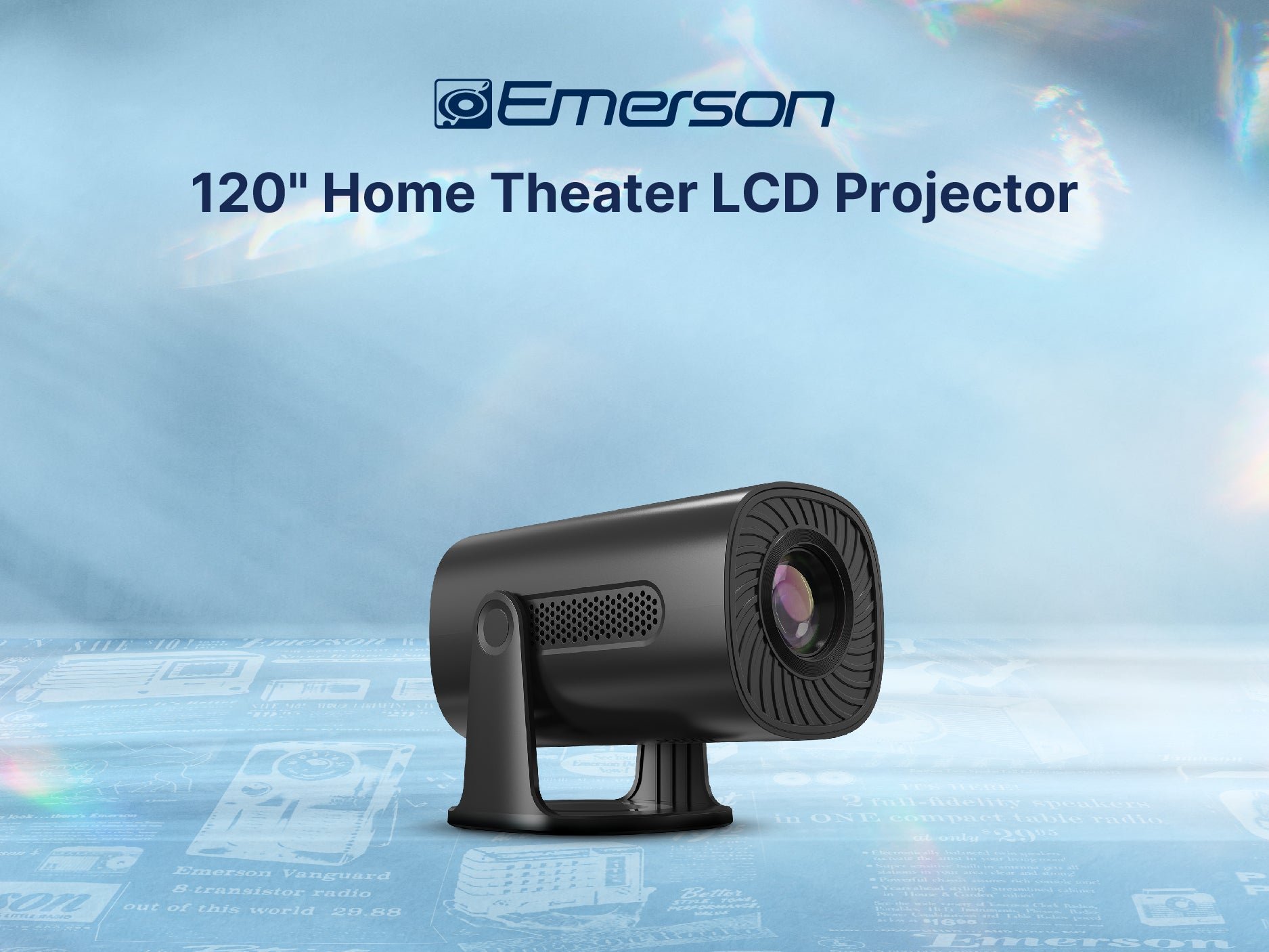 120" Home Theater LCD Projector
