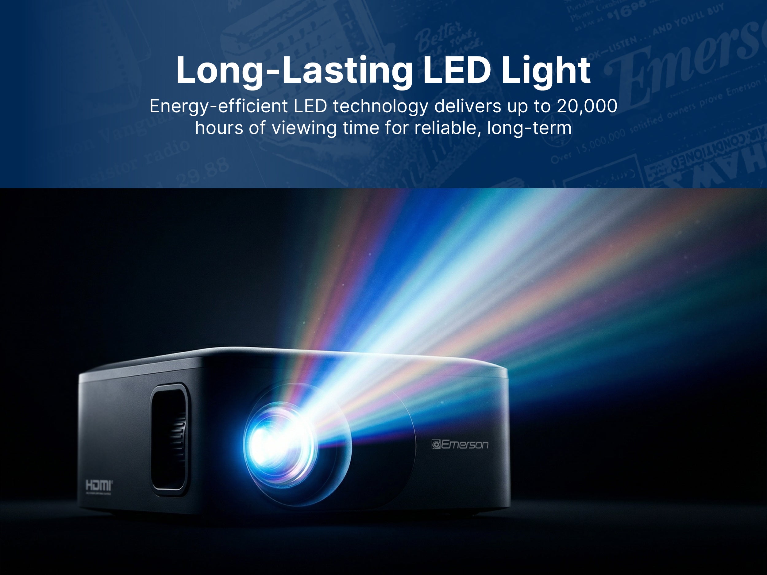 Portable 120'' Home Theater LCD Projector Combo