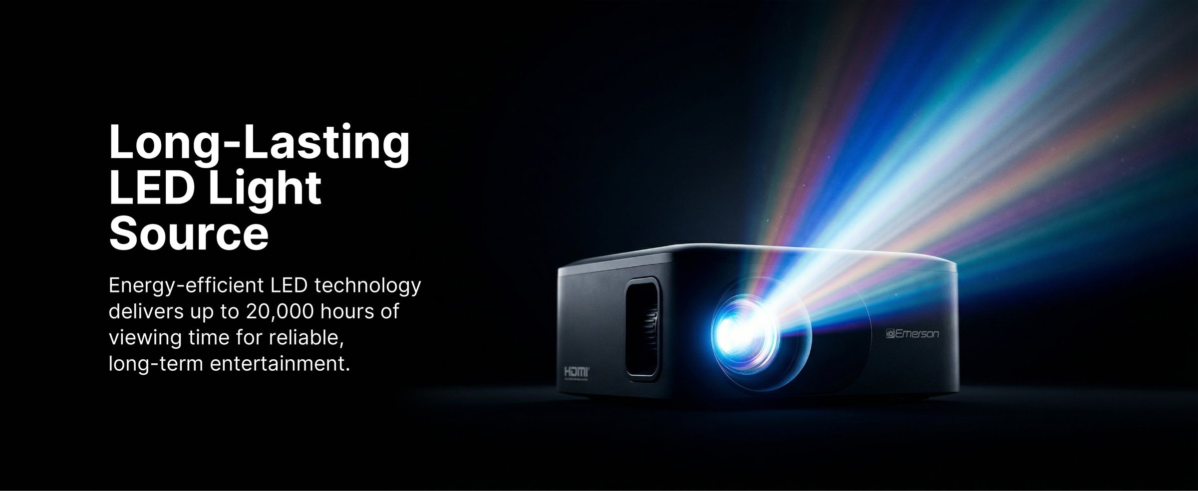 Portable 120'' Home Theater LCD Projector Combo