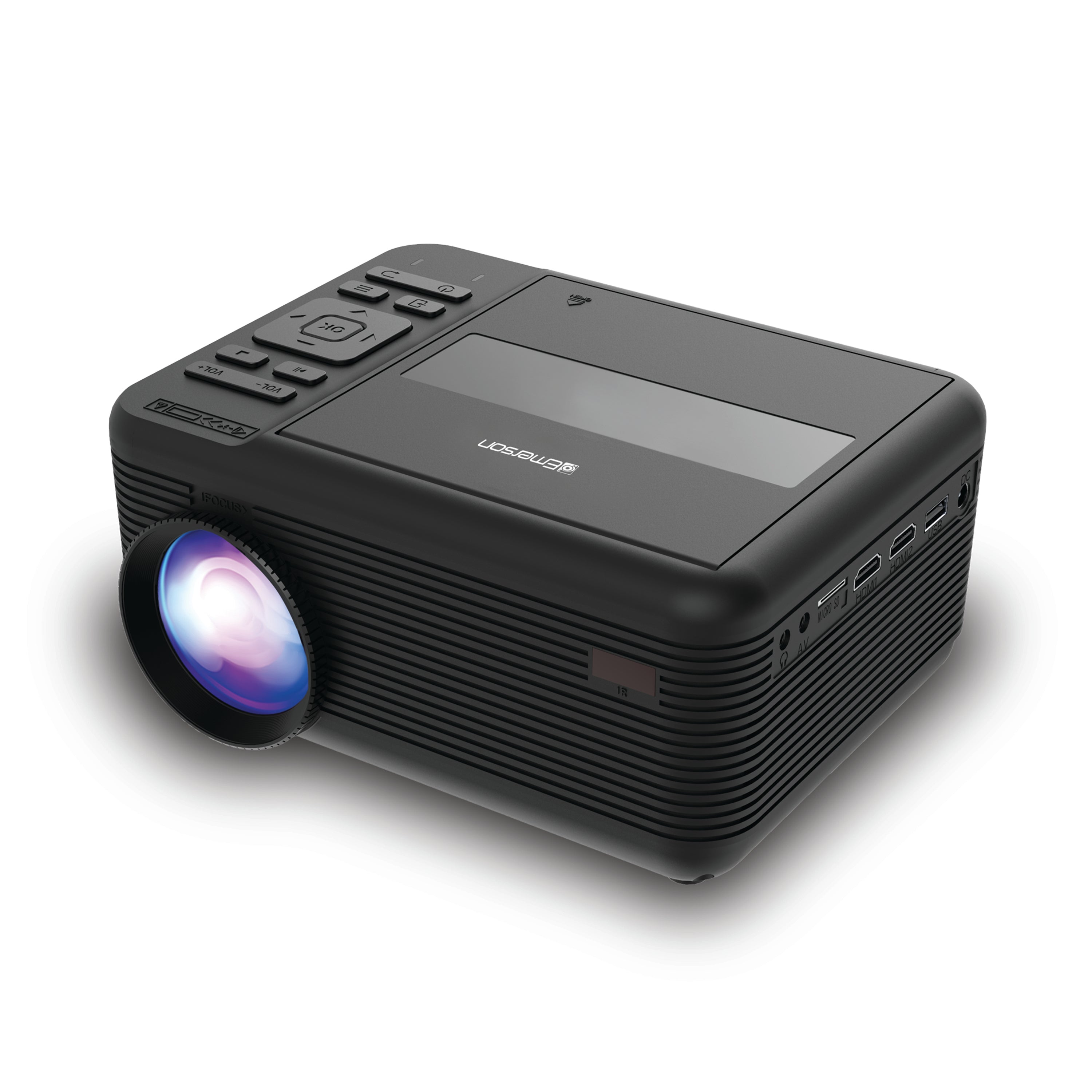 150" Home Theater LCD Projector Combo with Built-In DVD Player