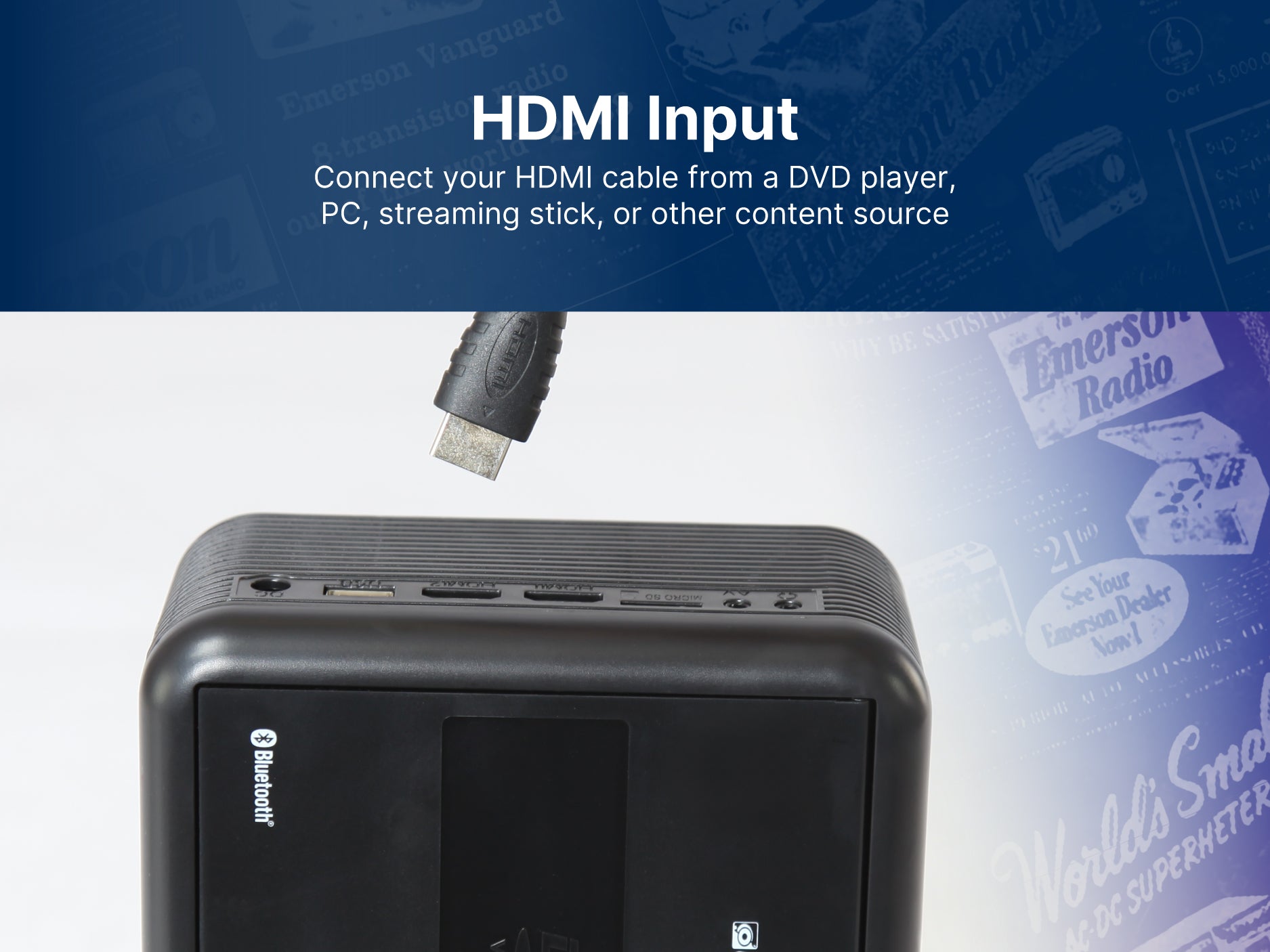 150" Home Theater LCD Projector Combo with Built-In DVD Player