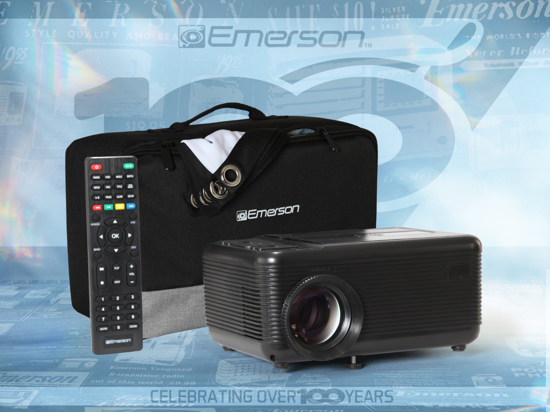 150" Home Theater LCD Projector Combo with Built-In DVD Player