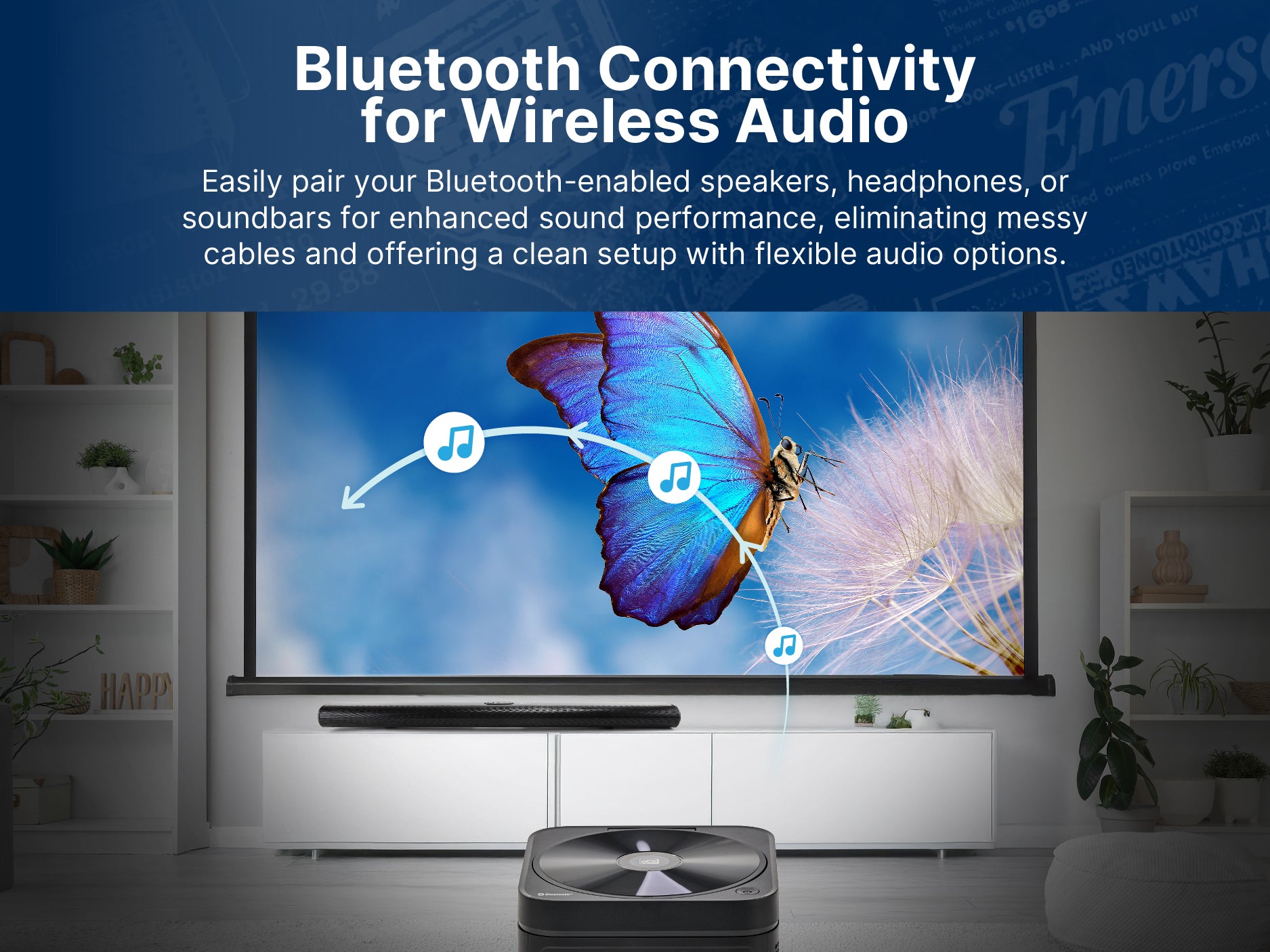 120" Home Theater LCD Projector with Built-In DVD Player