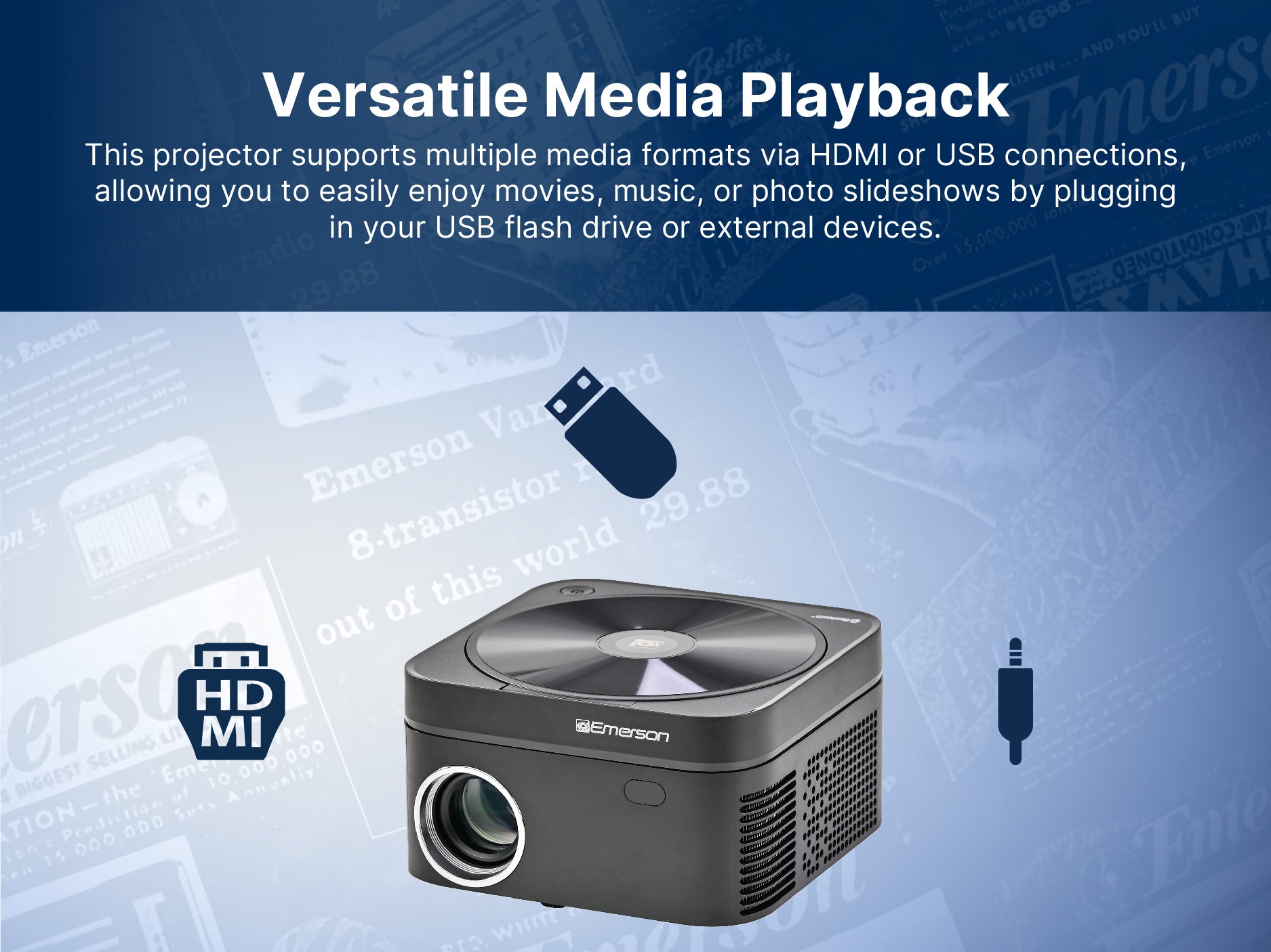 120" Home Theater LCD Projector with Built-In DVD Player