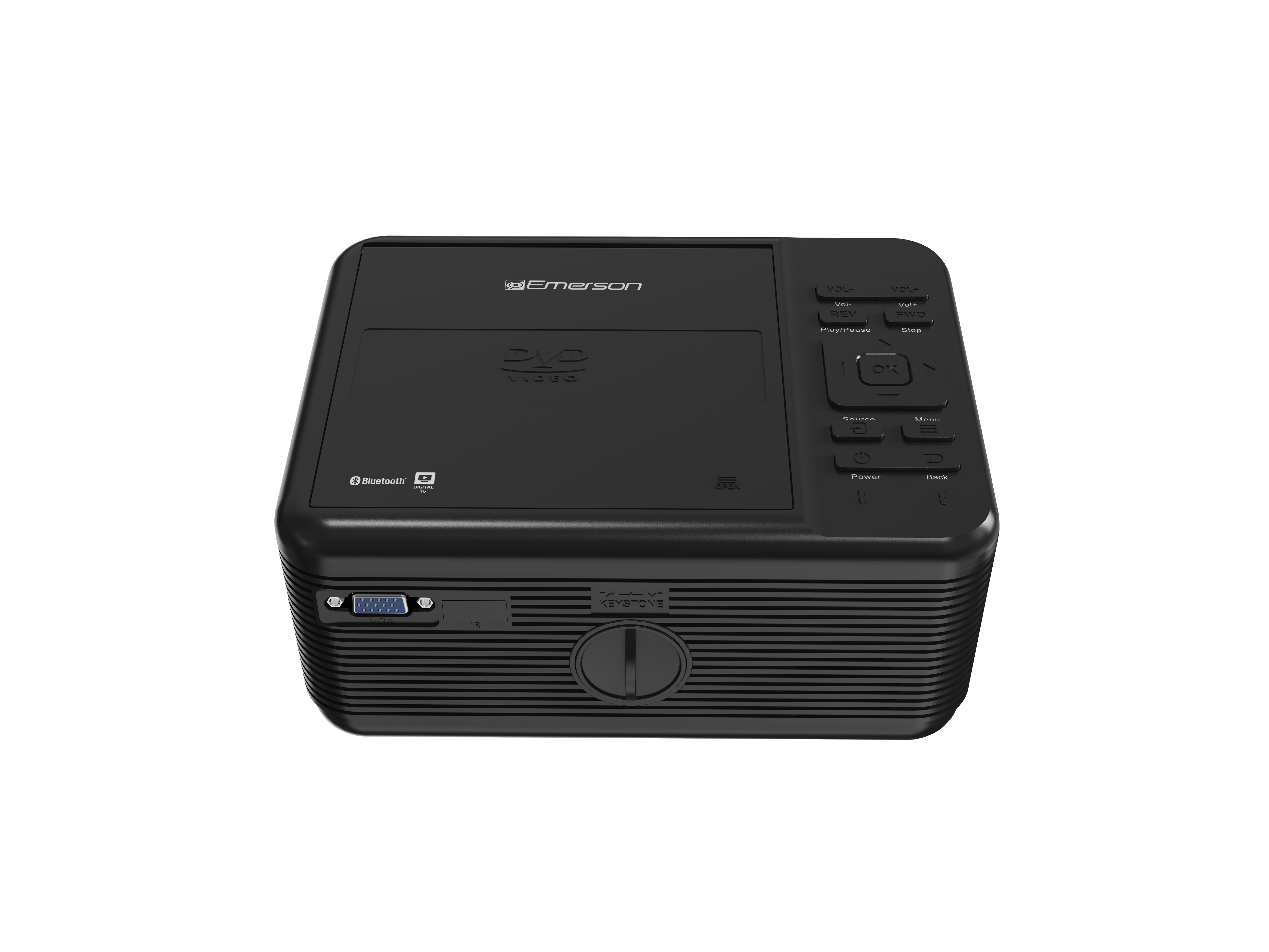 120" Home Theater LCD Projector with Built-In TV Tuner & DVD Player