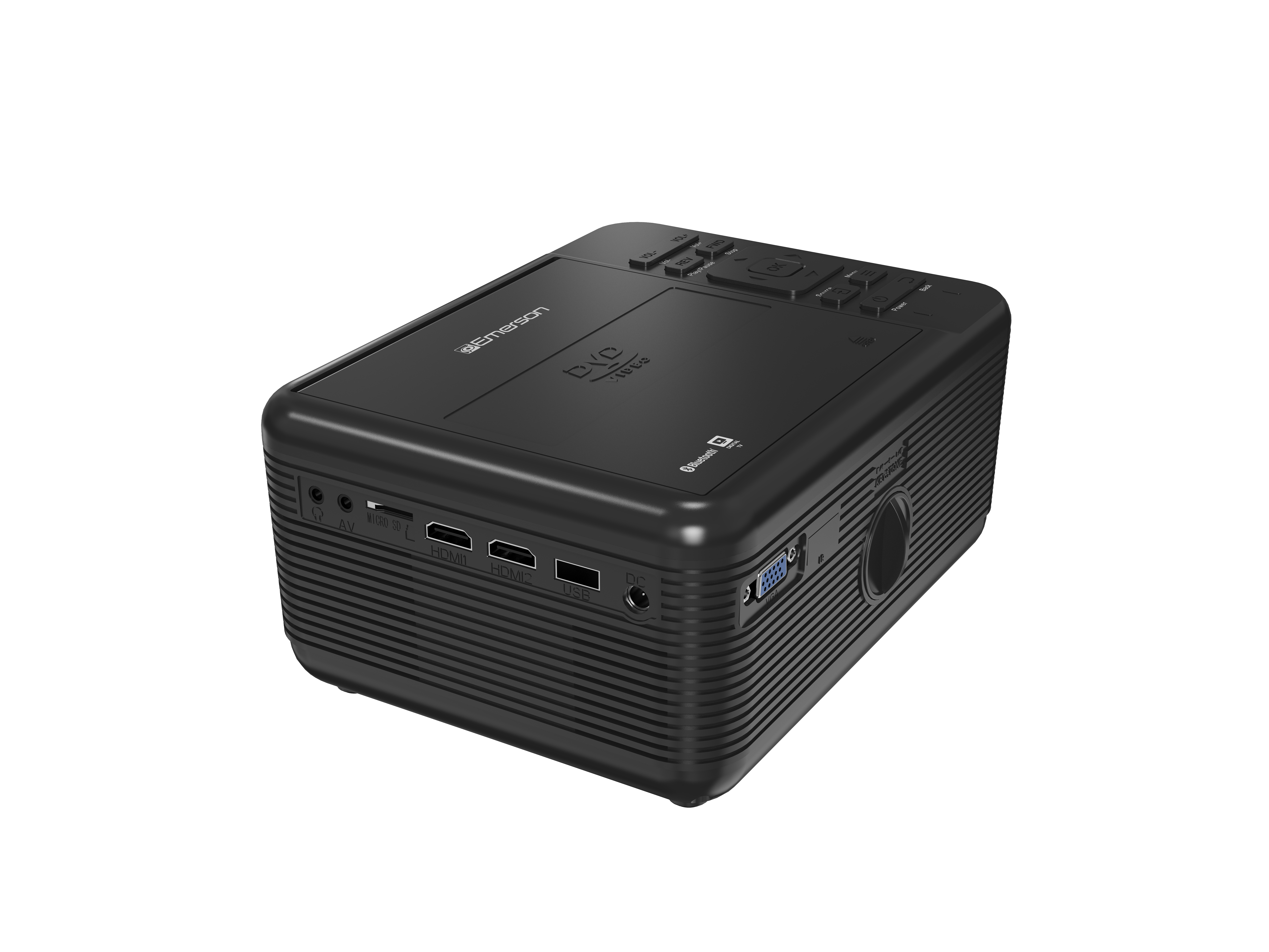 120" Home Theater LCD Projector with Built-In TV Tuner & DVD Player