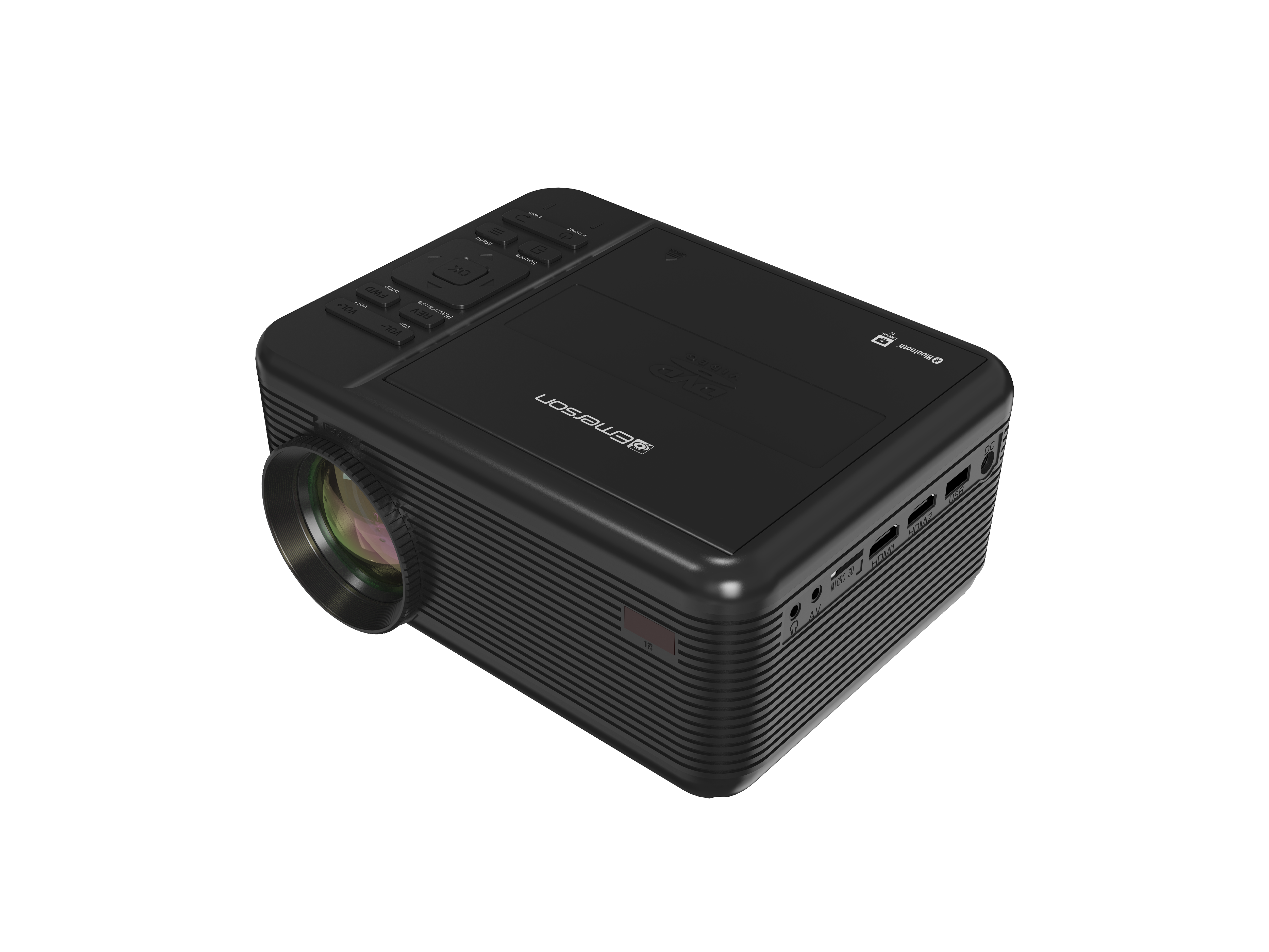 120" Home Theater LCD Projector with Built-In TV Tuner & DVD Player