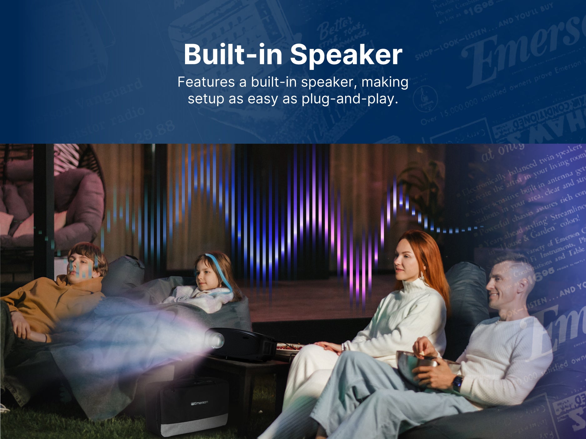 210" Home Theater LCD Projector Combo
