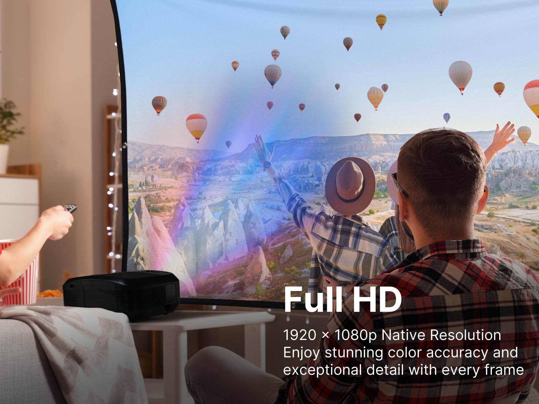 210" Home Theater LCD Projector Combo