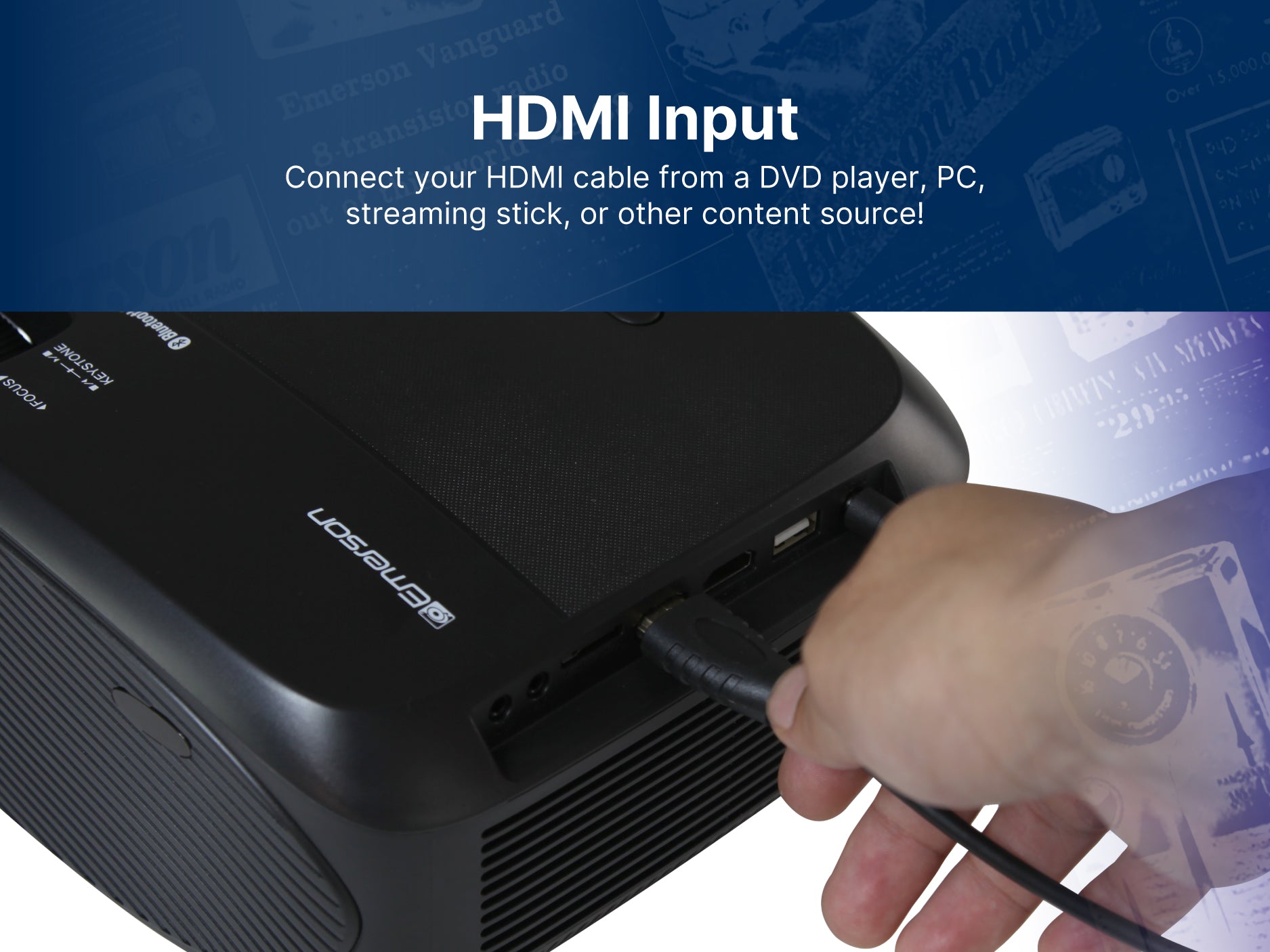 210" Home Theater LCD Projector Combo