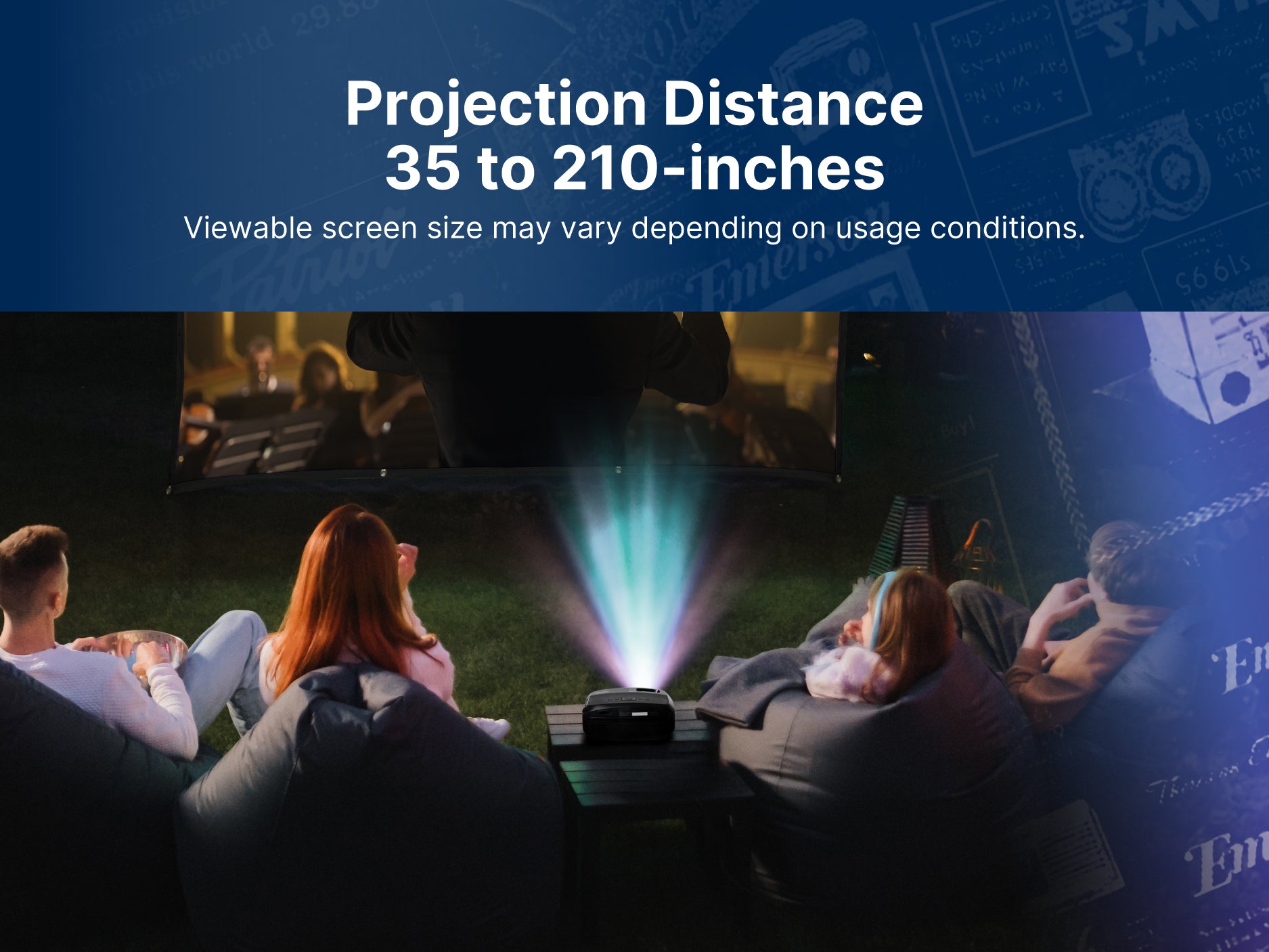210" Home Theater LCD Projector Combo