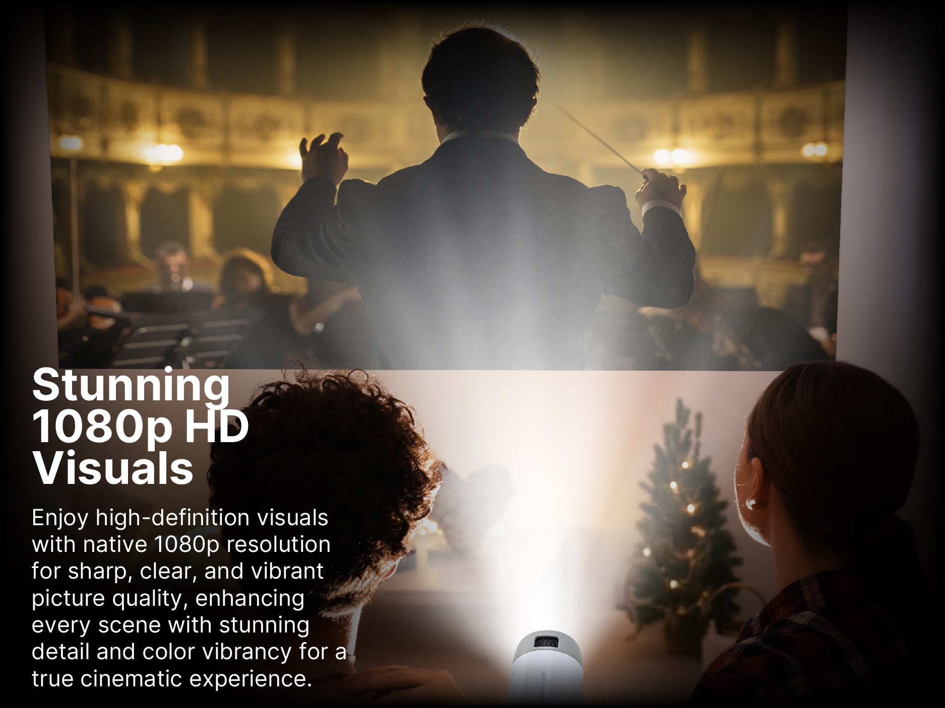 150" Home Theater LCD Projector
