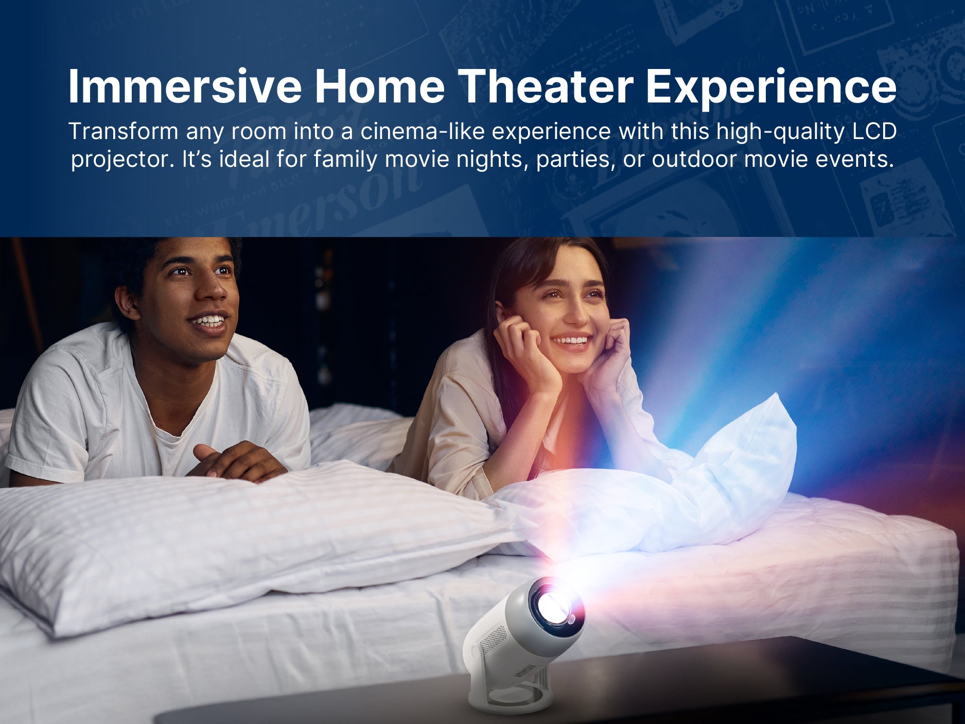 150" Home Theater LCD Projector Combo