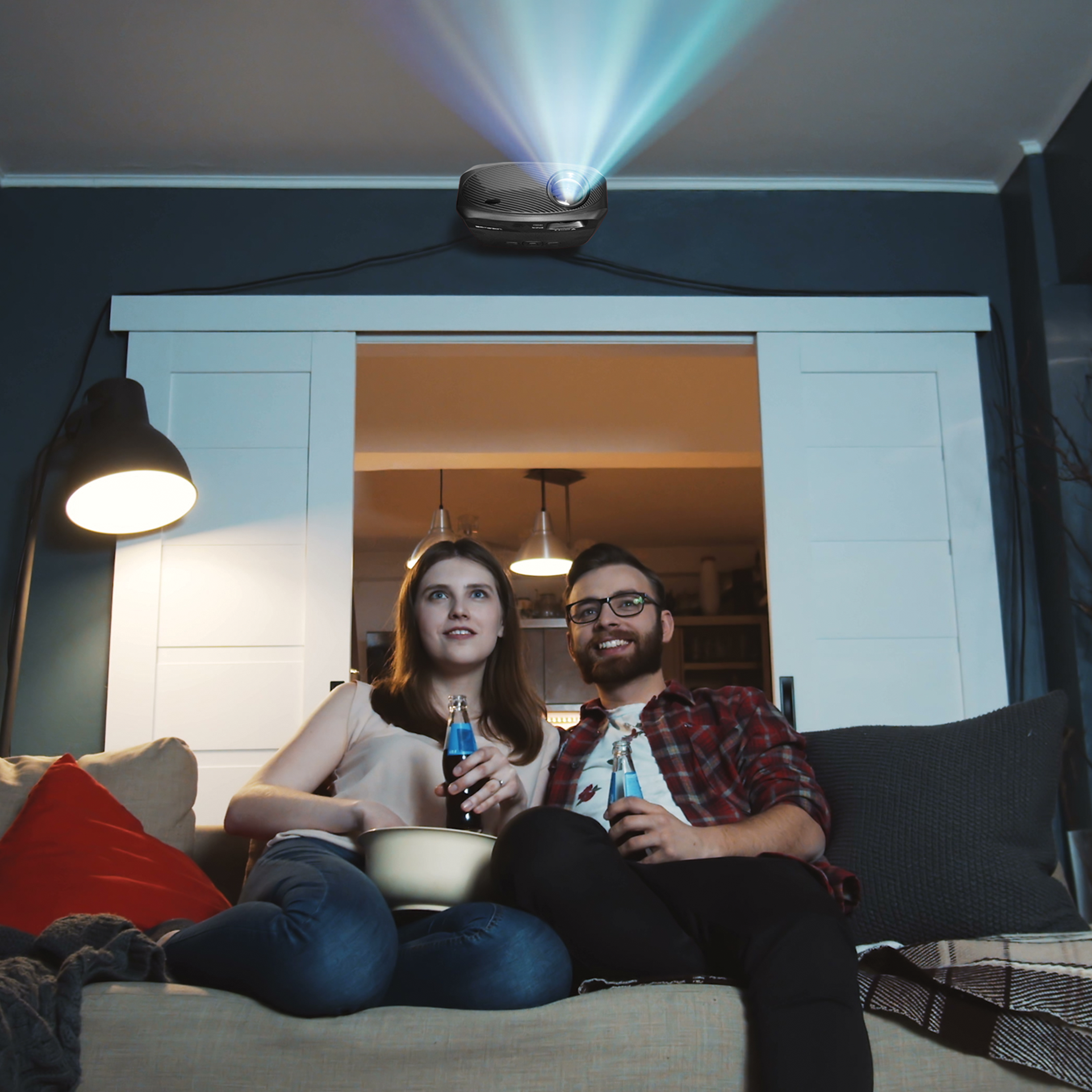 210" Home Theater LCD Projector Combo