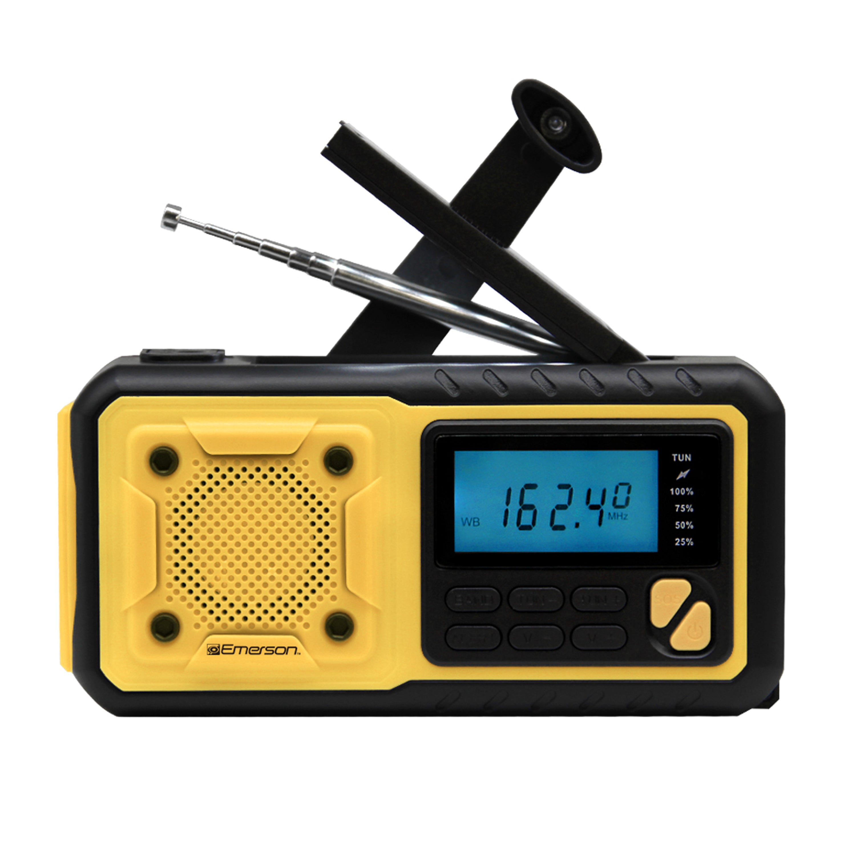 Emergency AM/FM Radio 
with Weather Band and Power Bank