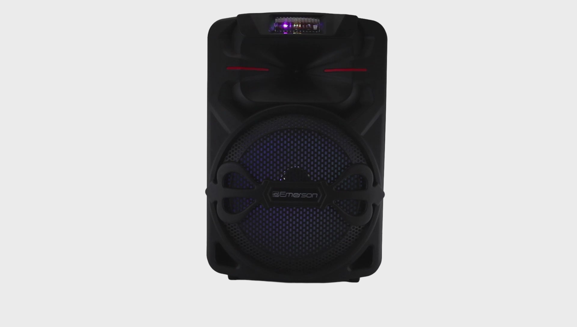 Portable 12” Bluetooth<sup>®</sup> Party Speaker with Disco Lights