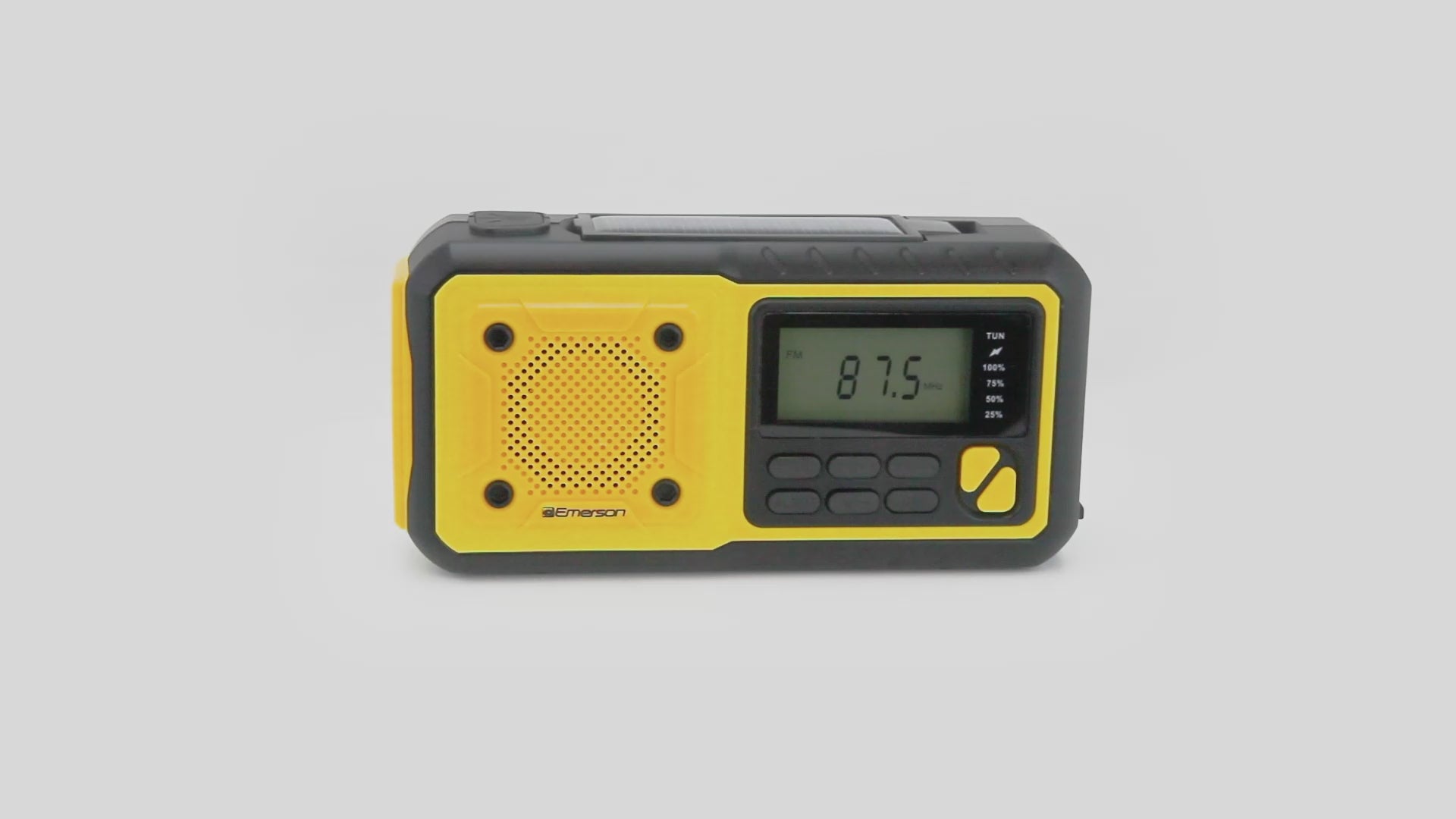 Emergency AM/FM Radio 
with Weather Band and Power Bank