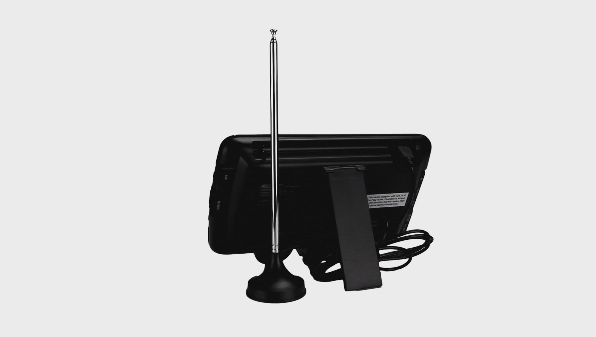 7" Portable TV
with Multimedia Player