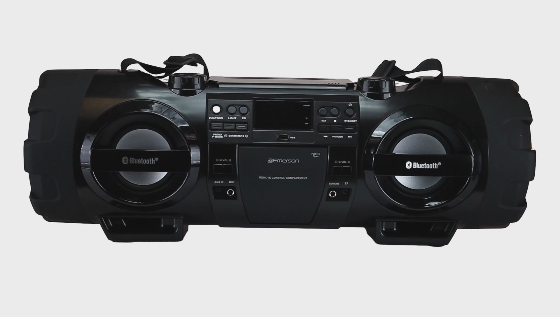 Dual Subwoofer Bluetooth<sup>®</sup> Boombox