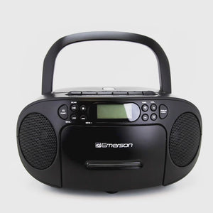 Portable CD / Cassette Player with AM/FM Stereo
