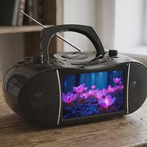 9” TV & DVD Multi-media Boombox with HD-Input